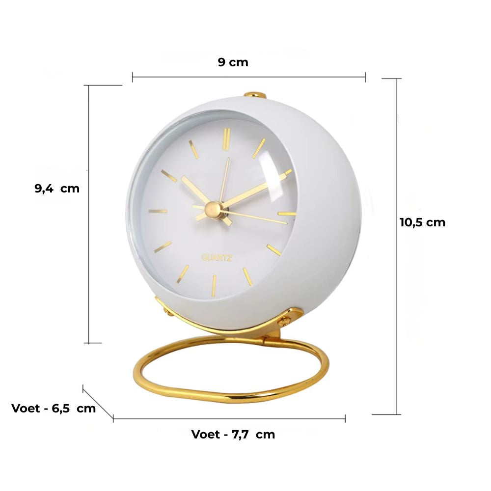 Scandinavische bureauklok - Stijlvolle stilte voor jouw werkplek