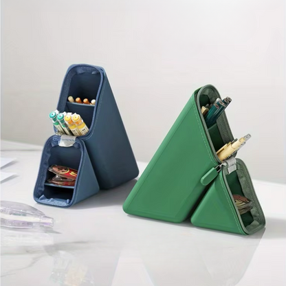 Intovate Moderne opvouwbare pennenhouder - Gemakkelijk georganiseerd op je bureau en onderweg