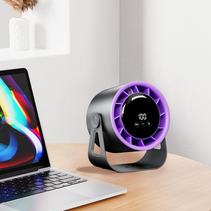 AirNomad Desk - Stille Turboventilator - Optimale verkoeling voor op je bureau