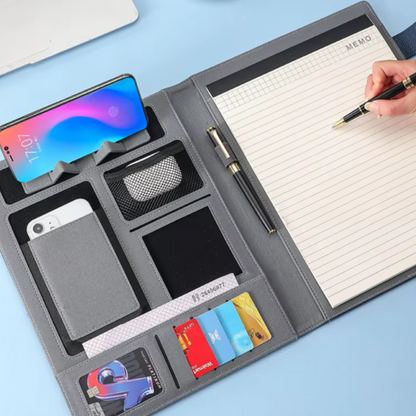 A4 multifunctionele vergadermap - Stijlvol en georganiseerd naar iedere meeting