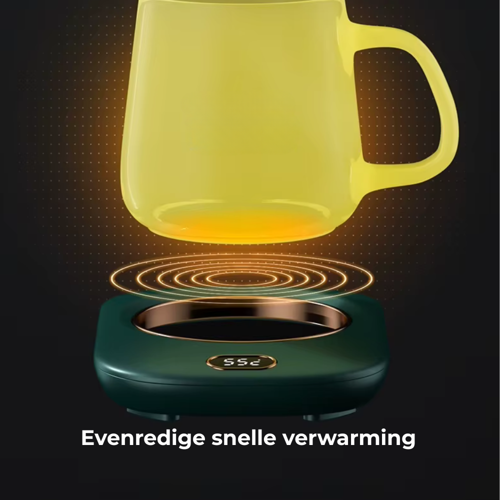 Intovate USB bekerwarmer – Altijd warme drankjes, zonder stress