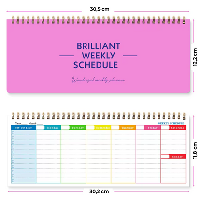 Mini weekplanner - Optimaal overzicht in één oogopslag