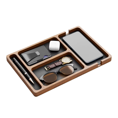 Premium houten DeskOrganiser - Voor een professioneel opgeruimd bureau
