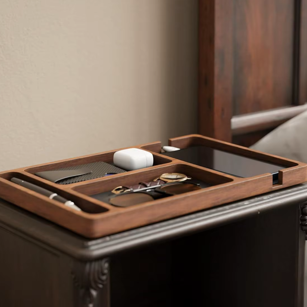 Premium houten DeskOrganiser - Voor een professioneel opgeruimd bureau