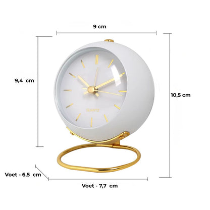 Scandinavische bureauklok - Stijlvolle stilte voor jouw werkplek