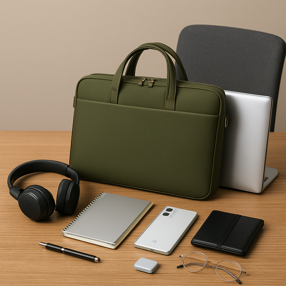 Velora – De stijlvolle laptoptas die jouw werkdag moeiteloos organiseert en beschermt